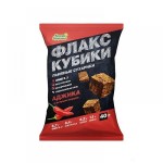 Флакс-кубики льняные сухарики с аджикой 40 г КОМПАС ЗДОРОВЬЯ 1136968