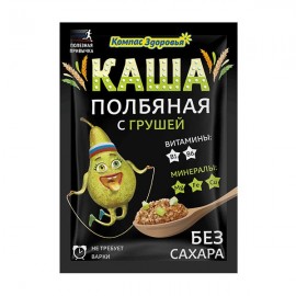 Каша полбяная с грушей 30 г КОМПАС ЗДОРОВЬЯ 1136973