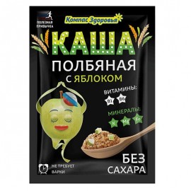 Каша полбяная с яблоком 30 г КОМПАС ЗДОРОВЬЯ 1136974