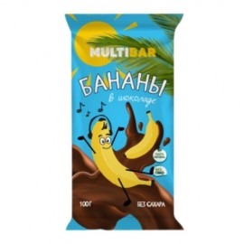Бананы сушеные в шоколаде 100 г MULTIBAR 1136984