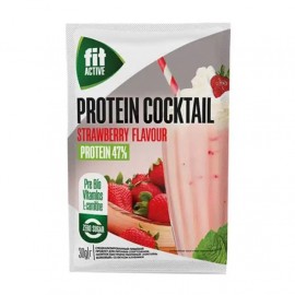 Коктейль белково-углеводный Клубника пакет-саше 30 г FIT PARAD 1137015