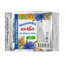 Халва льняная из белого льна 250 г КОМПАС ЗДОРОВЬЯ 1137019