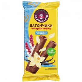 Батончики амарантовые с ванильной начинкой в глазури 19 г DR. AMARANTH 1137029