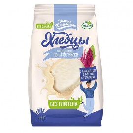 Хлебцы воздушные по-бельгийски с амарантом в белой глазури 100 г УМНЫЕ СЛАДОСТИ 1137033
