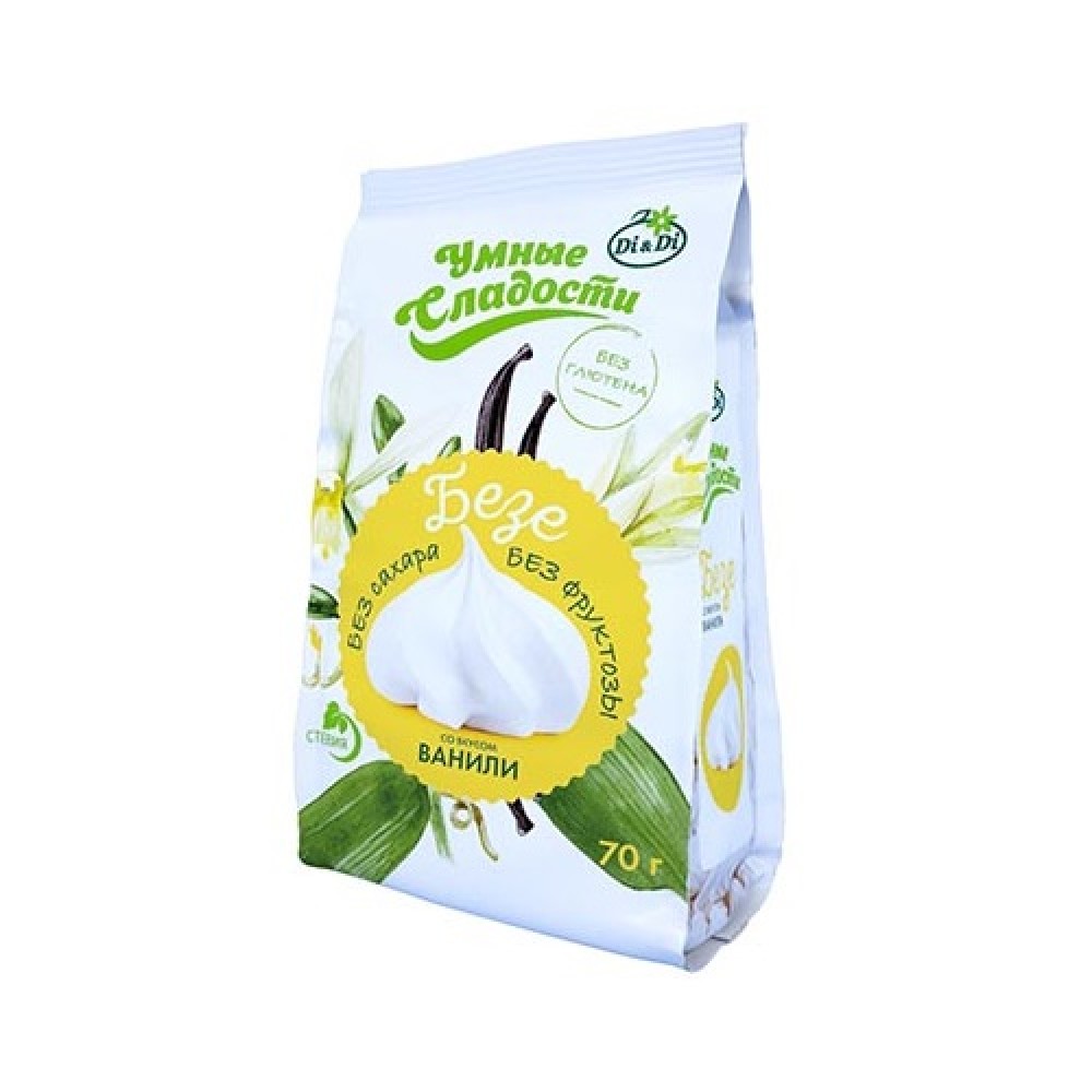Безе со вкусом ванили 70 г УМНЫЕ СЛАДОСТИ 1137075