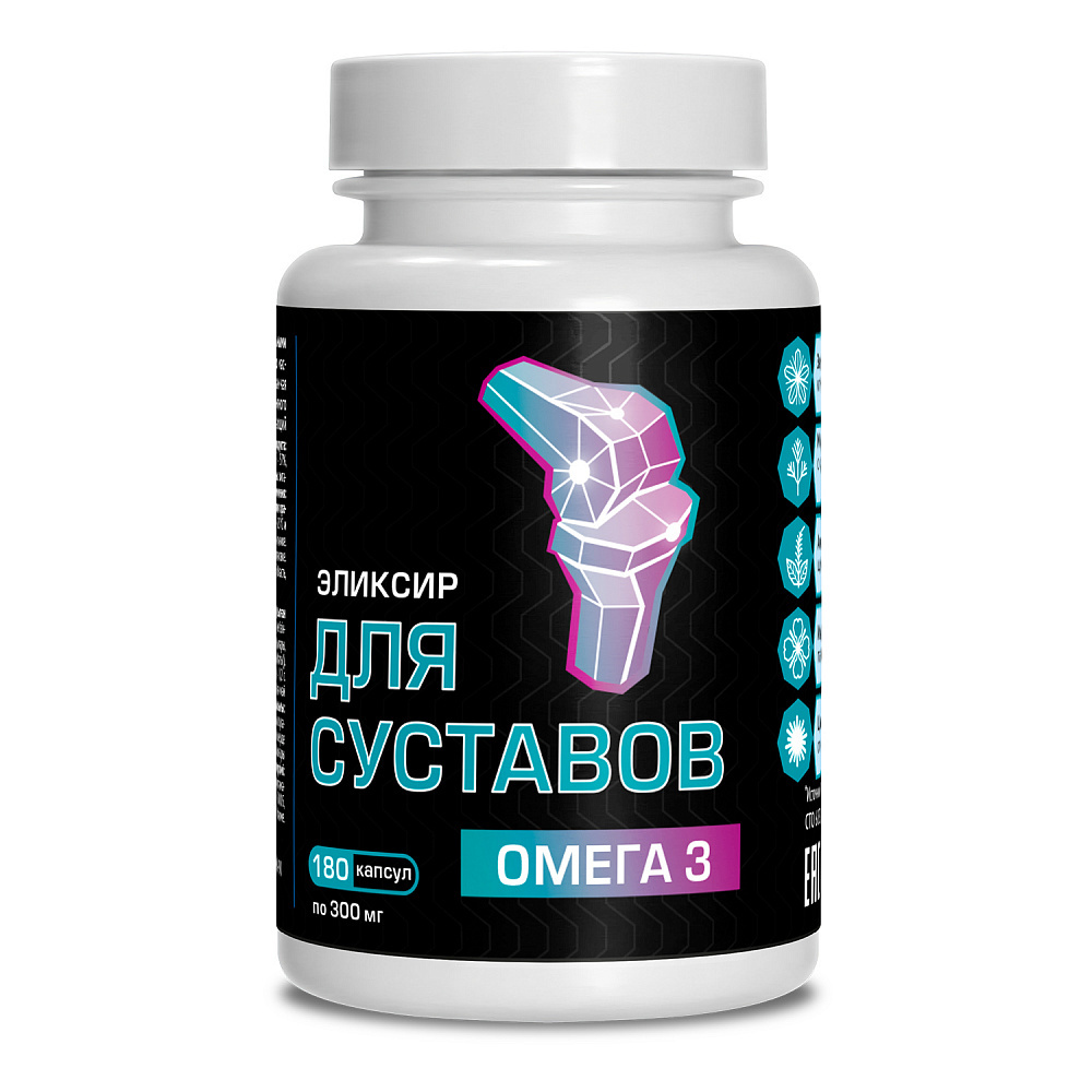 Масло Для суставов капсулированное 300 мг 180 капс КОМПАС ЗДОРОВЬЯ 1137079