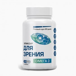 Масло льняное с растительными экстрактами Омега-3 Для зрения в капсулах 180 капс КОМПАС ЗДОРОВЬЯ 1137081