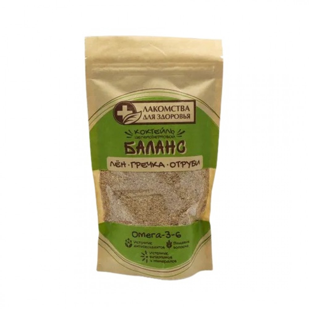 Коктейль цельнозерновой Баланс 120 г ЛАКОМСТВА ДЛЯ ЗДОРОВЬЯ 1137104