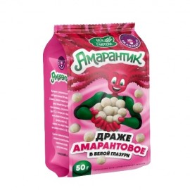 Драже амарантовое в белой глазури 50 г DR. AMARANTH 1137107