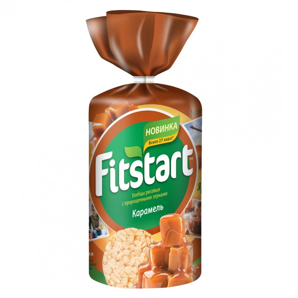 Хлебцы рисовые Карамель 100 г FITSTART 1137121