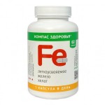 БАД легкоусвояемое Железо хелат 60 капс КОМПАС ЗДОРОВЬЯ 1137128