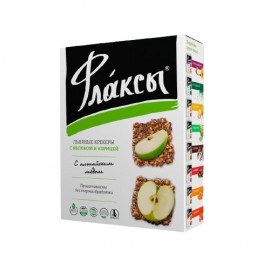 Флаксы с яблоком и корицей 120 г КОМПАС ЗДОРОВЬЯ 1137130