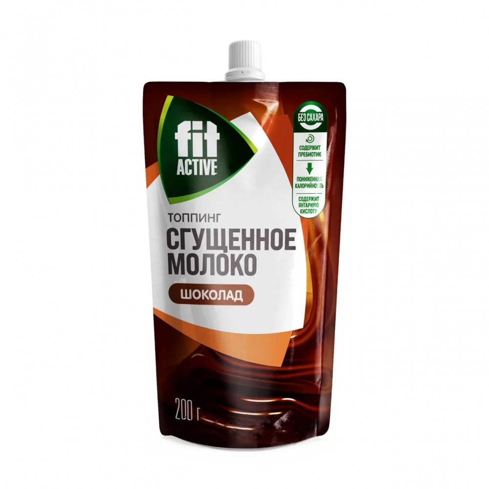 Топпинг Сгущенное молоко Шоколад 200 г FIT PARAD 1137142