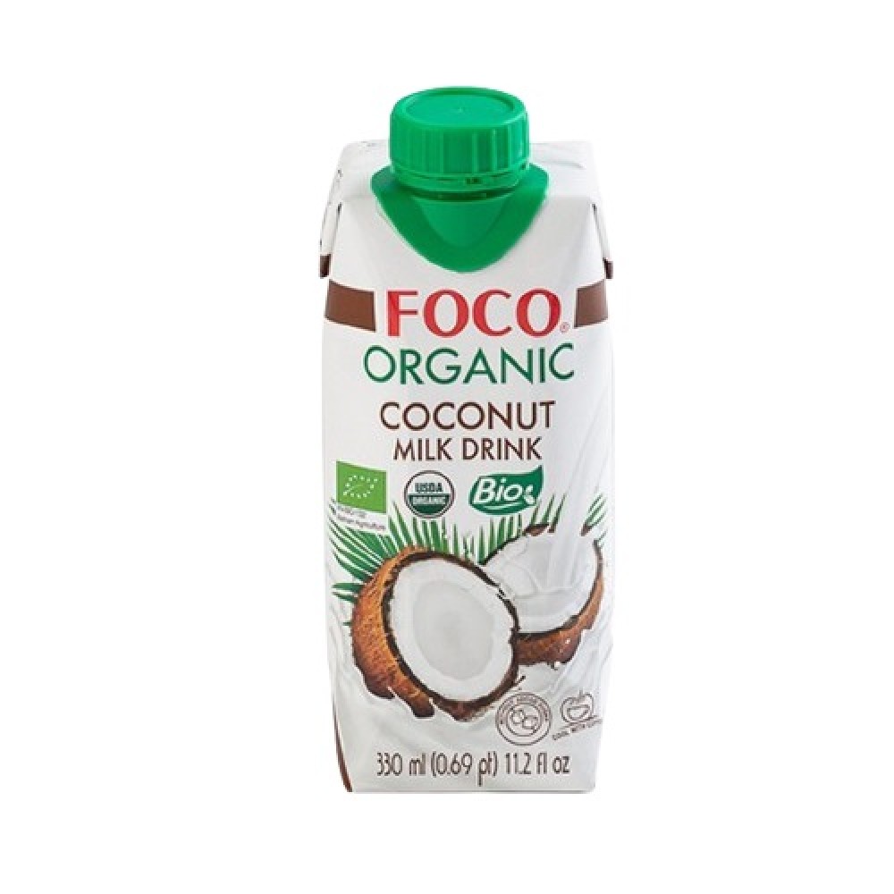 Органический кокосовый молочный напиток без сахара 330 мл FOCO 1137147