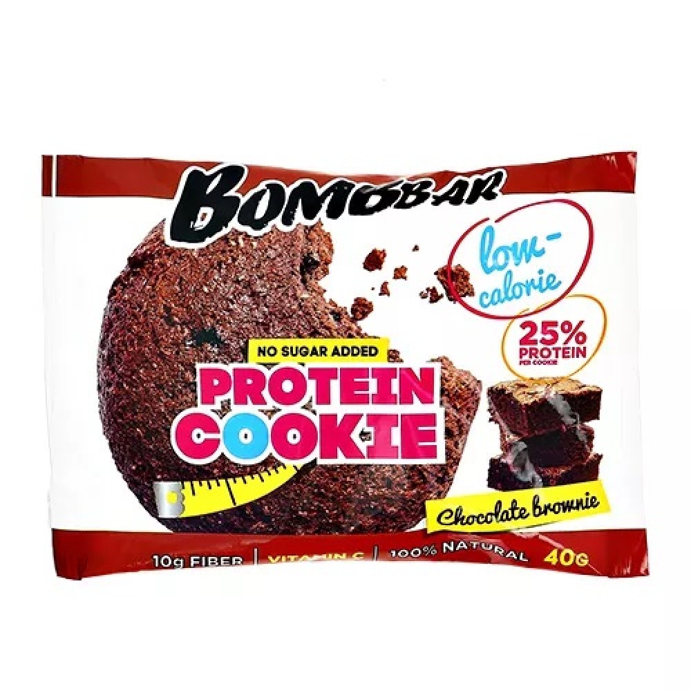 Печенье неглазированное со вкусом Шоколадный брауни 40 г BOMBBAR 1137156