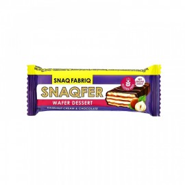 Батончик вафельный глазированный со вкусом Фундучный крем и бельгийский шоколад 45 г SNAQFABRIQ 1137165