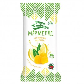 Мармелад желейно-формовой со стевией со вкусом лимона 150 г УМНЫЕ СЛАДОСТИ 1137170
