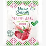 Мармелад желейно-формовой со стевией со вкусом вишни 150 г УМНЫЕ СЛАДОСТИ 1137171