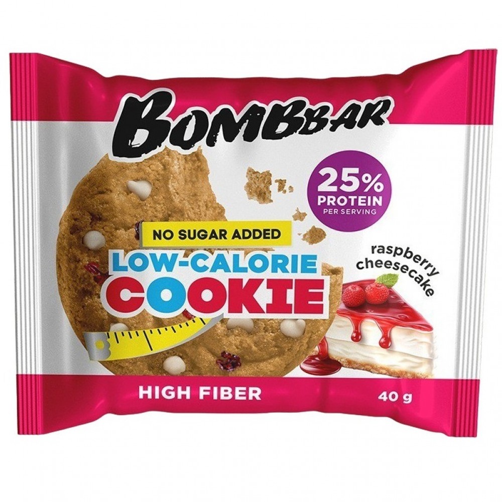 Печенье неглазированное со вкусом Малиновый чизкейк 40 г BOMBBAR 1137177