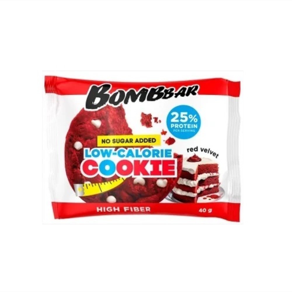Печенье неглазированное со вкусом Красный бархат 40 г BOMBBAR 1137178