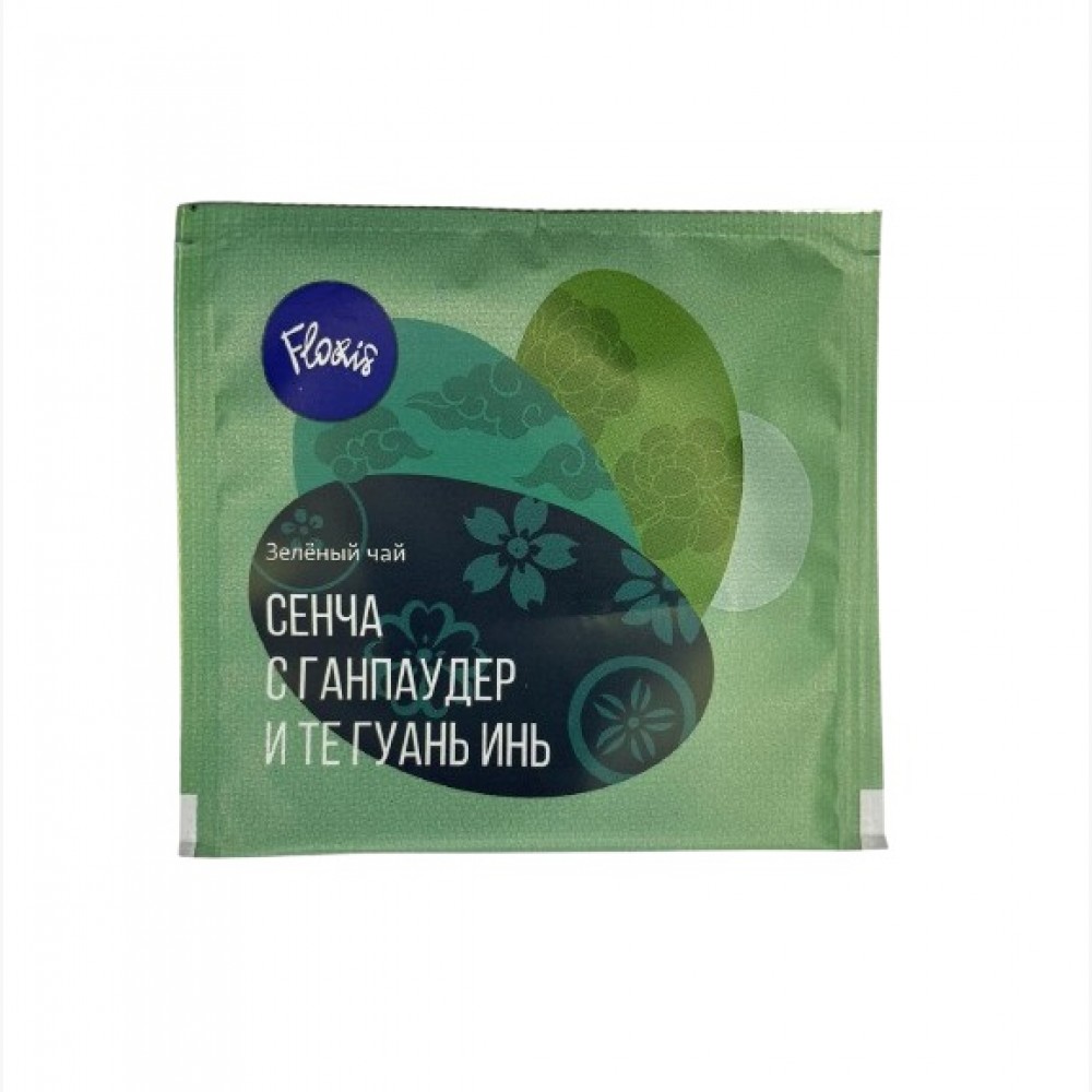 Зеленый чай Сенча с Ганпаудер и Те Гуань Инь 1 шт FLORIS 1137196