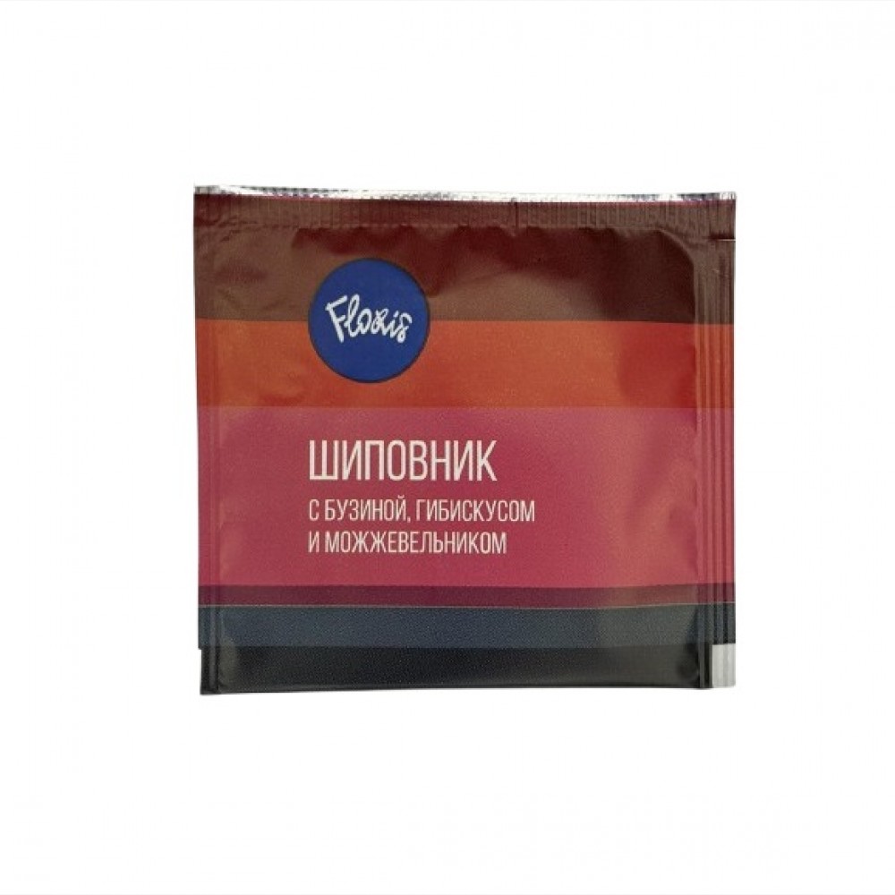 Напиток чайный Шиповник с бузиной гибискусом и можжевельником 1 шт FLORIS 1137197