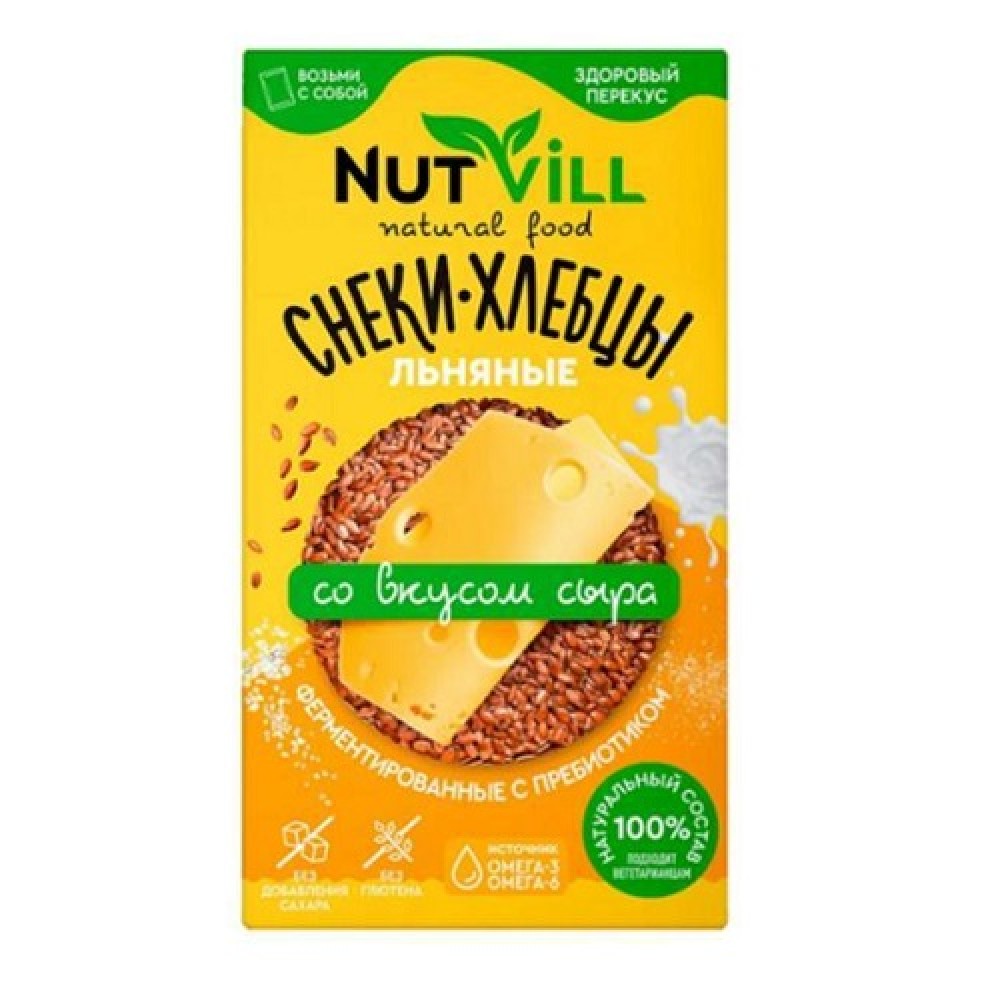 Снеки-хлебцы Со вкусом сыра 70 г NUT VILL 1137203