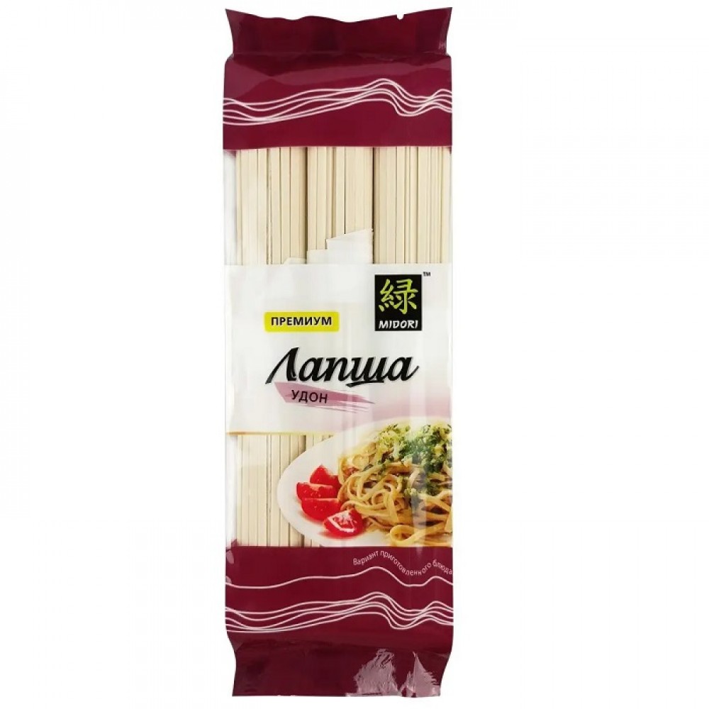 Лапша пшеничная Удон 300 г MIDORI 1137206