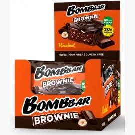 Печенье глазированное Брауни с фундуком BOMBBAR 50г 1137229