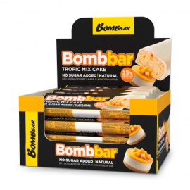 Батончик глазированный со вкусом Торт тропический микс 40 г BOMBBAR 1137243