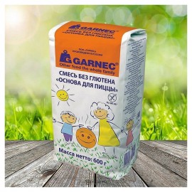 Смесь без глютена Основа для пиццы Гарнец 600 г 114301