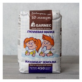 Манка гречневая без глютена Гарнец 450 г 114306
