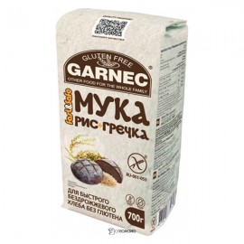 Мука Рис Гречка без глютена Гарнец 700 г 114333