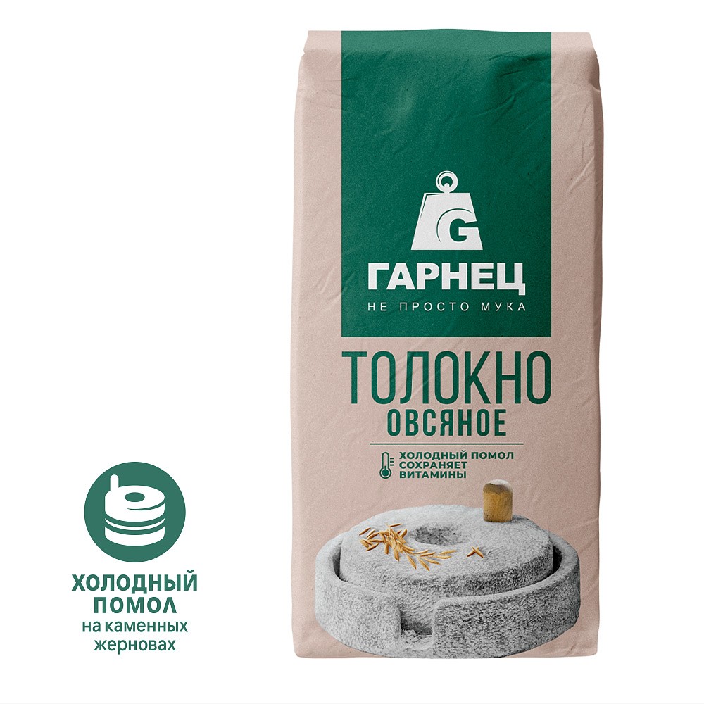 Толокно овсяное Гарнец 500 г 114336