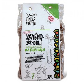 Макароны цельнозерновые пшеничные Перья Умная мама 350 г 114443