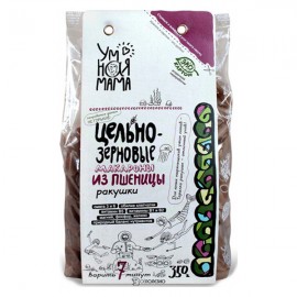 Макароны цельнозерновые пшеничные Ракушки Умная мама 350 г 114444
