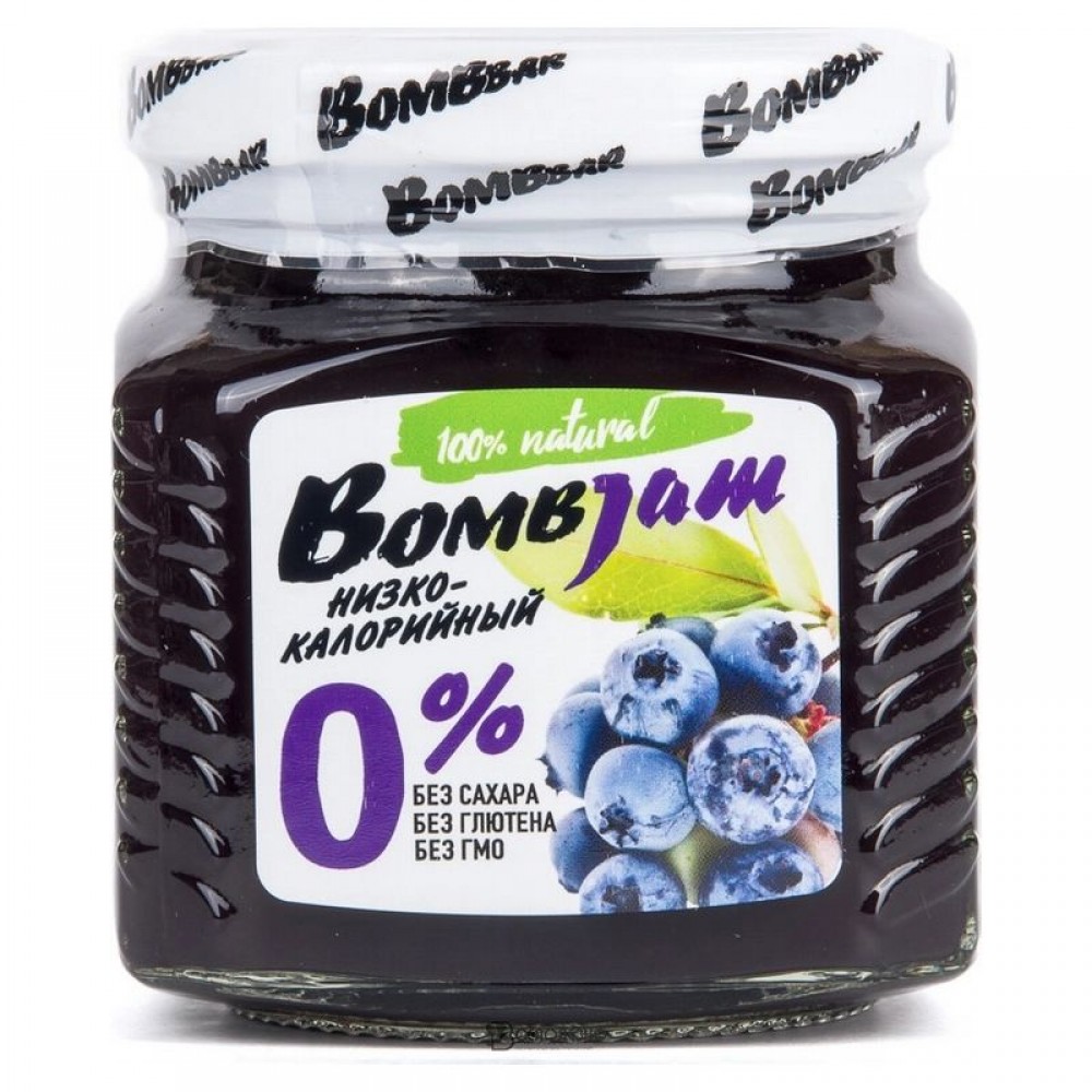 Низкокалорийный джем Черника-голубика 250 г BombJam 114633
