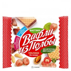 Вафли из полбы Пралине без сахара 45 г Вастэко 114932