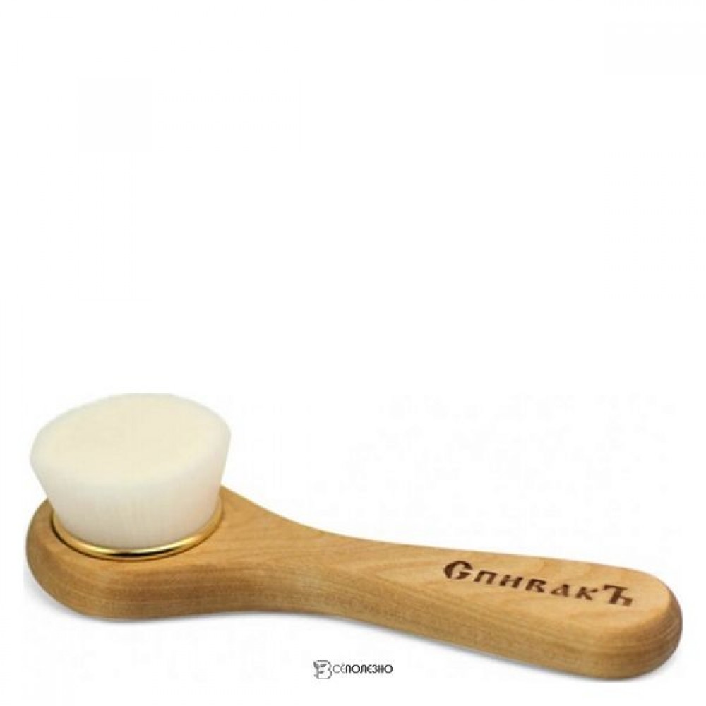 Щётка для массажа и очищения лица 16 см 100 г СПИВАКЪ 115023