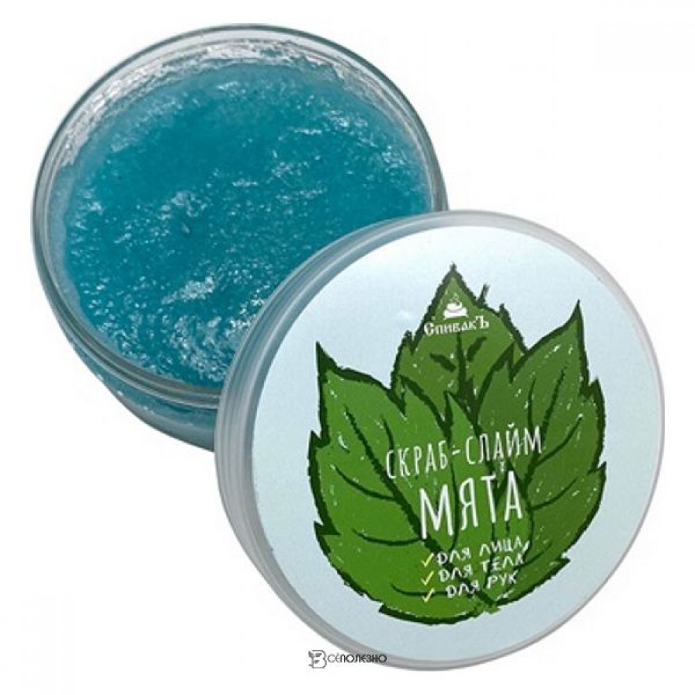 Скраб-слайм Мята 170 г СПИВАКЪ 115048