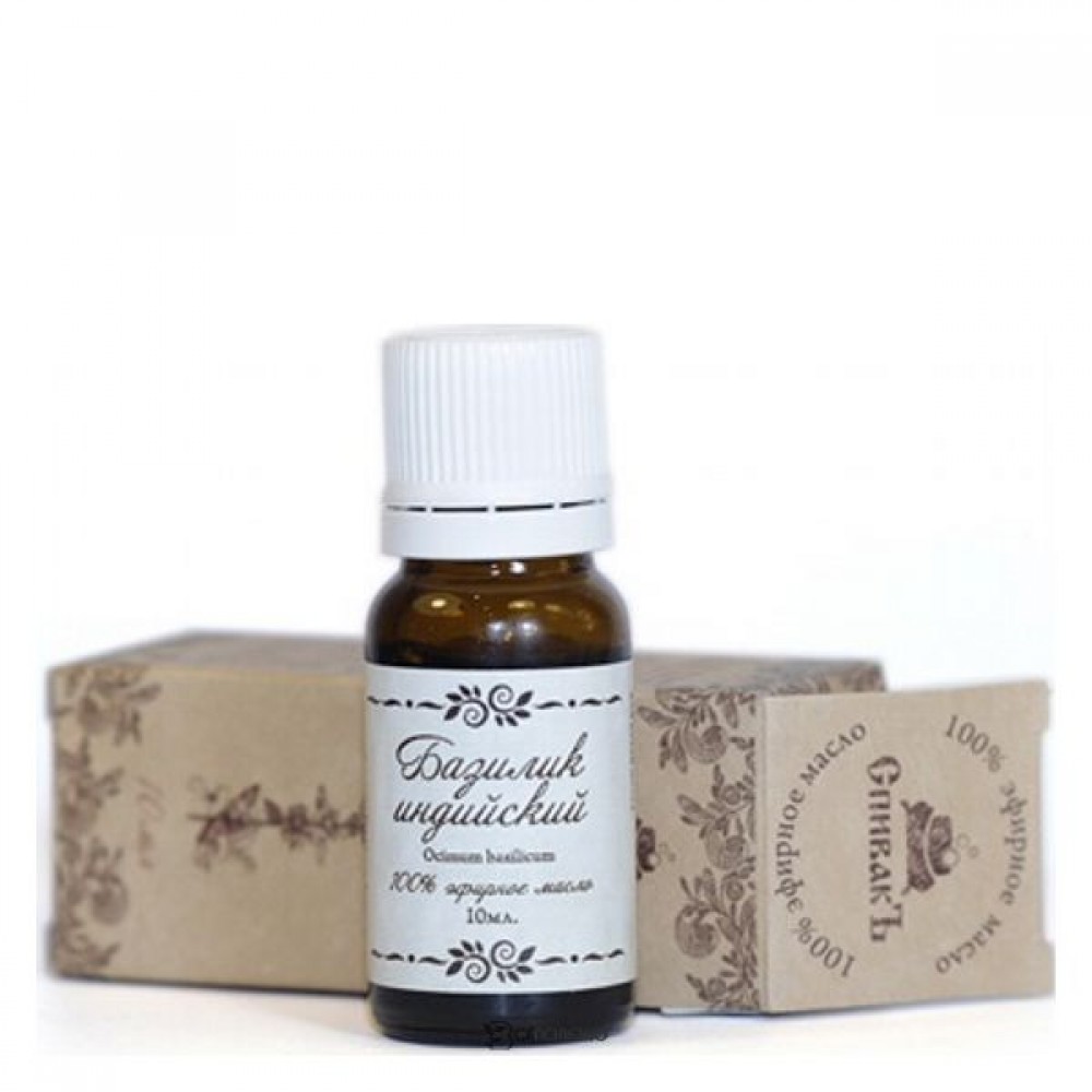 Эфирное масло Базилик Индийский 10 г СПИВАКЪ 115108