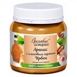 Урбеч арахисовый с кленовым сиропом 300 г ОРЕХОВЫЕ ИСТОРИИ 115114