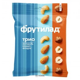 Смесь ореховая Трио фундук-миндаль-кешью 35 г ФРУКТОВАЯ ЭНЕРГИЯ 1134133
