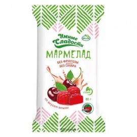 Мармелад желейно-формовой со вкусом вишни 80 г УМНЫЕ СЛАДОСТИ 1134141