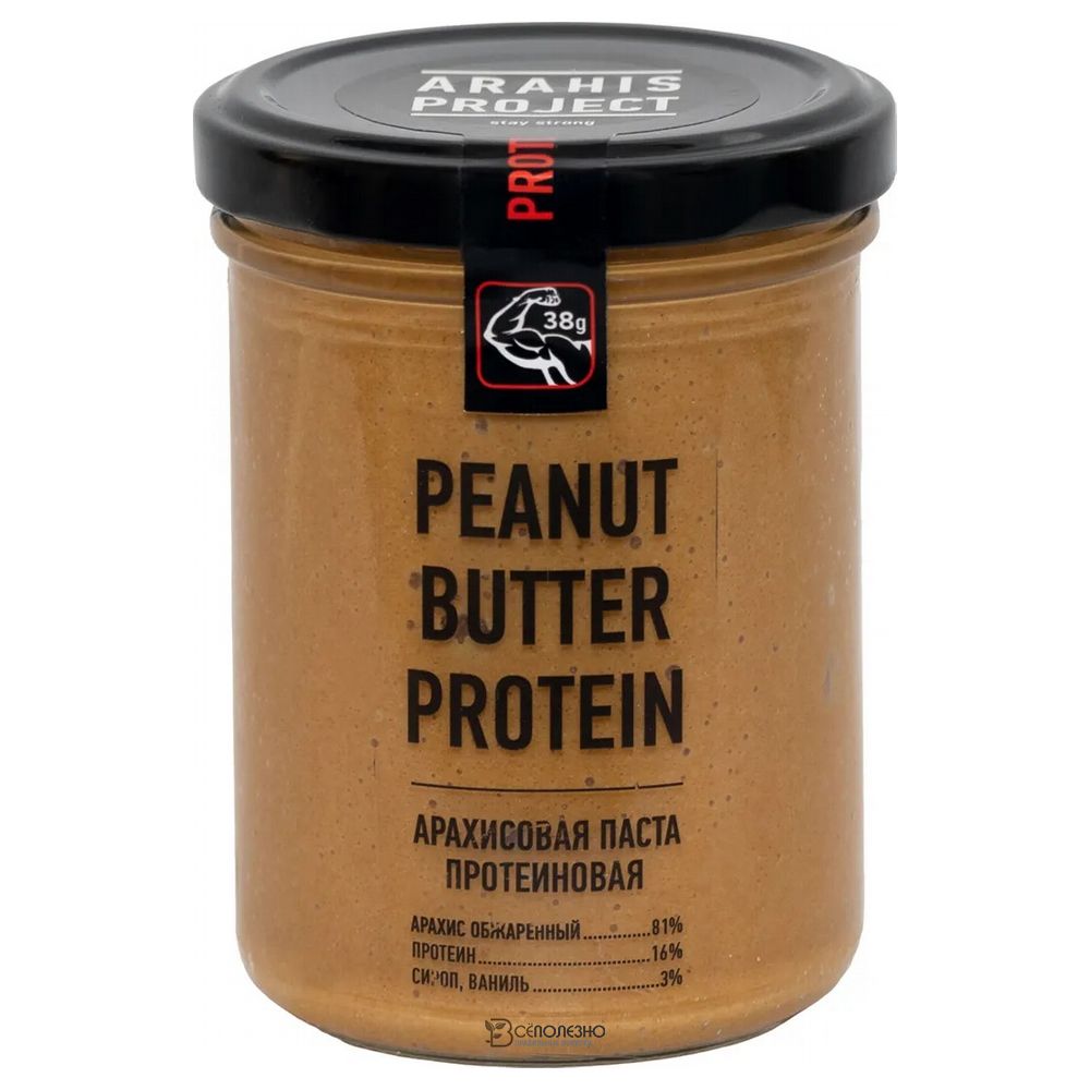 Арахисовая паста Protein 200 г ARAHIS PROJECT 116579