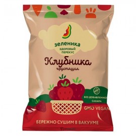 Здоровый перекус Клубника хрустящая 15 г ЗЕЛЕНИКА 116614