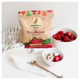 Здоровый перекус Клубника хрустящая 15 г ЗЕЛЕНИКА 116614