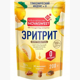 Сахарозаменитель Эритрит 200 г NOVASWEET 116624