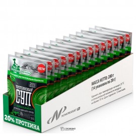 Крем-суп со шпинатом vegan protein 14 шт по 20 г BIONOVA 116644
