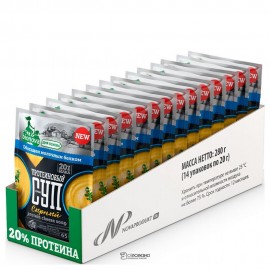 Сырный крем-суп milk protein 14 шт по 20 г BIONOVA 116649